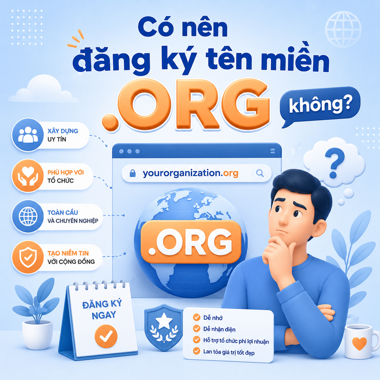 Có nên đăng ký tên miền .ORG không?